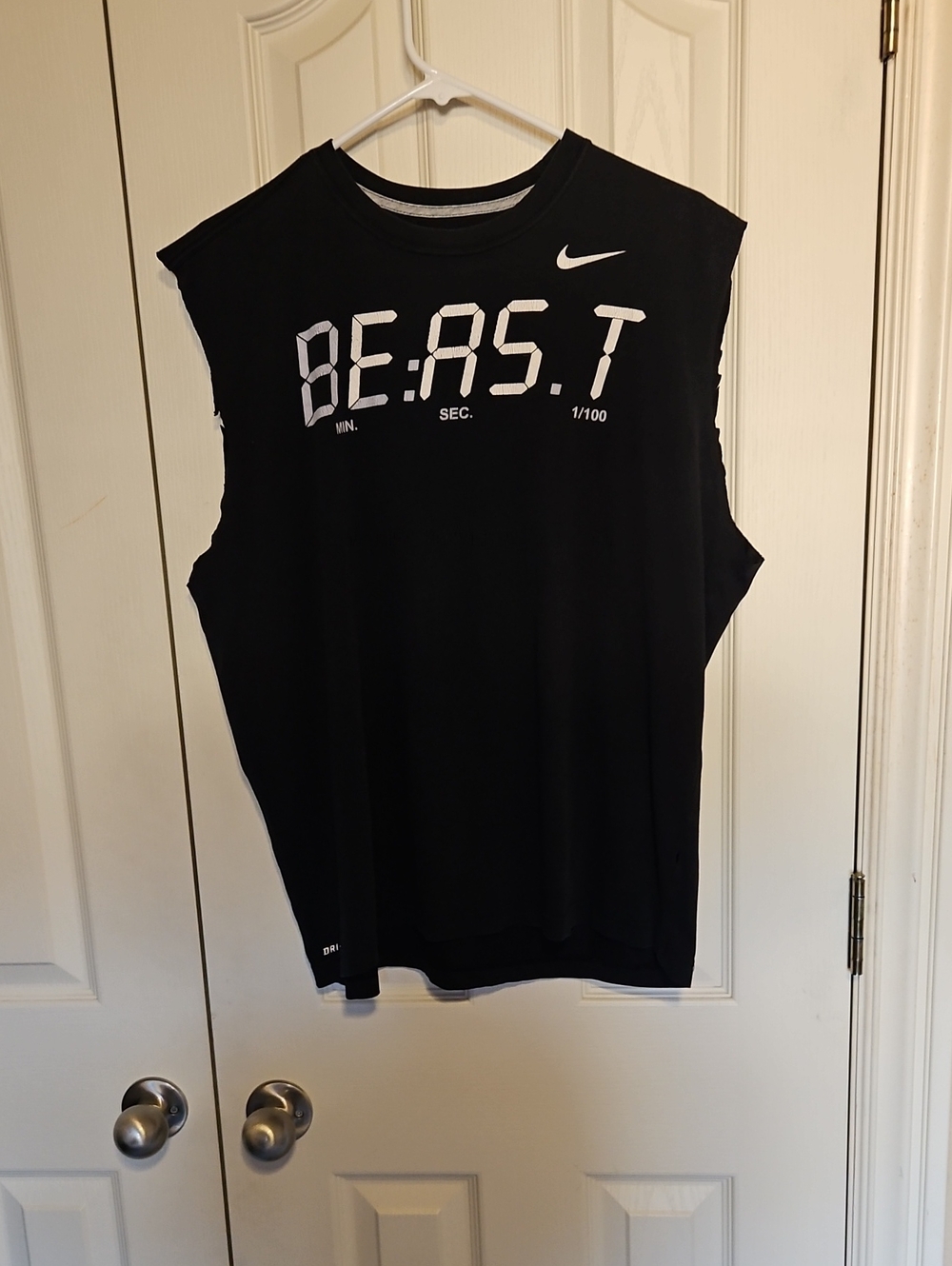 Nike Black 'BEAST' Sleeveless Training Tank